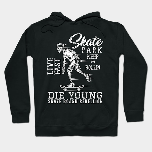 Life Fast Skate Hoodie by Kams_store